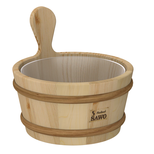 Wooden Pail 4l